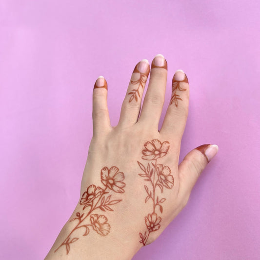 Henna Sticker A4 ستكر حنا