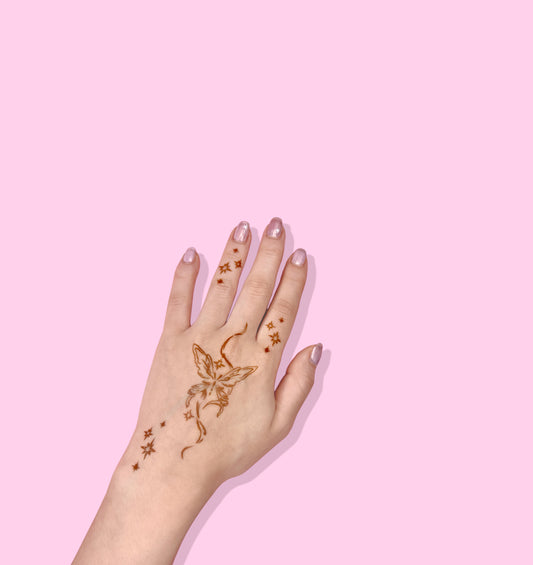 Henna Sticker Butterfly  ستكر حنا فراشة