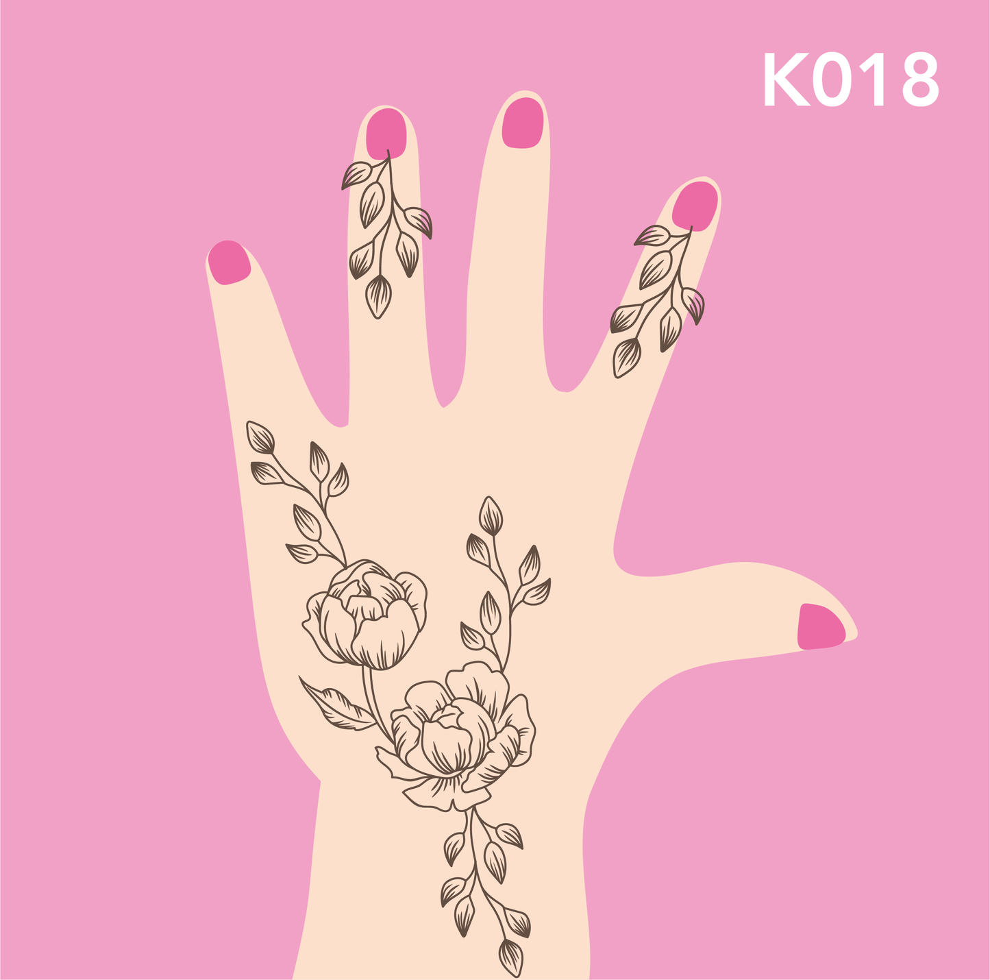 Kids Henna Sticker K018 ستكر حنّا للأطفال