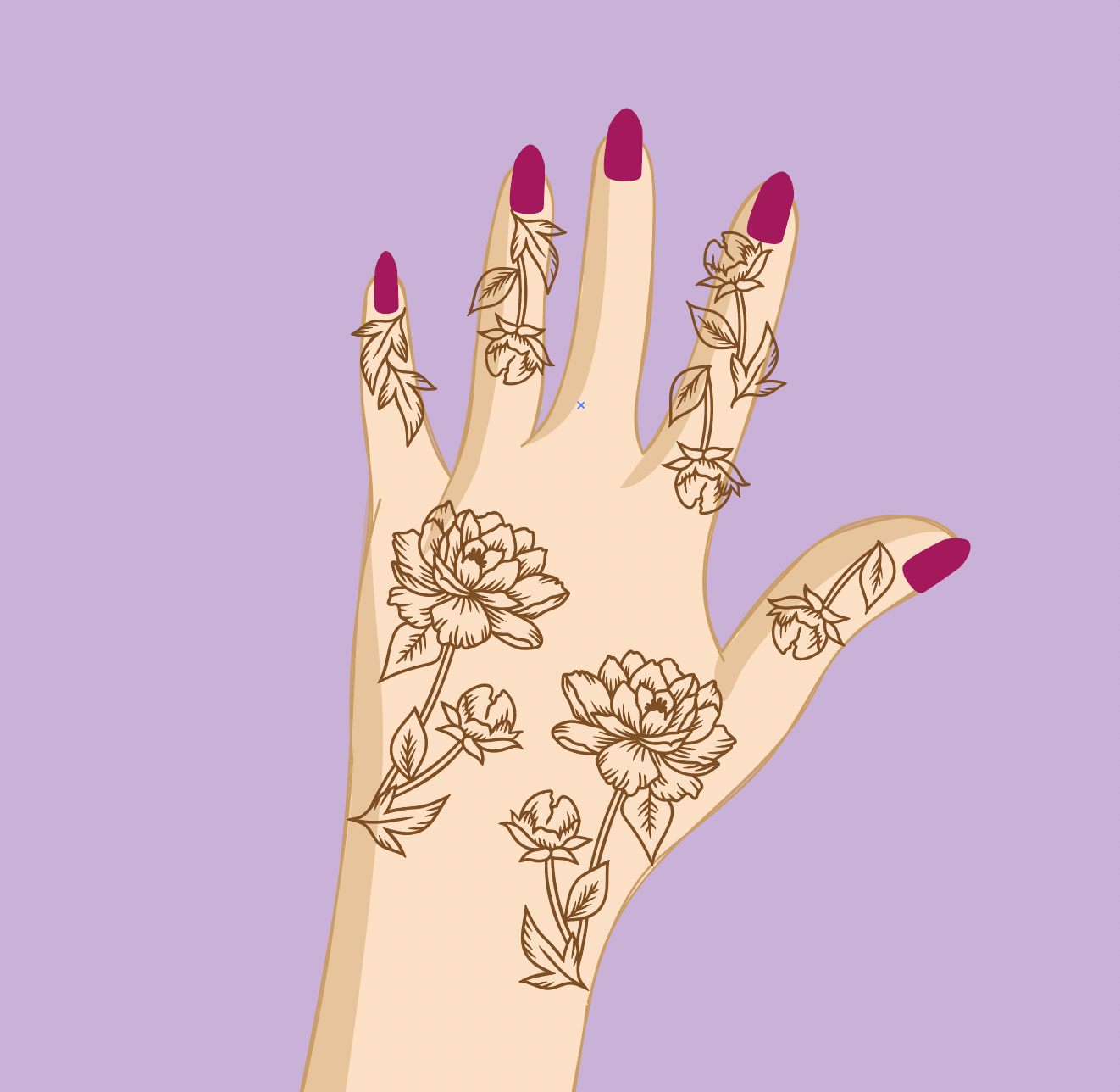 Henna Sticker C2 ستكر حنا